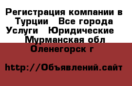 Регистрация компании в Турции - Все города Услуги » Юридические   . Мурманская обл.,Оленегорск г.